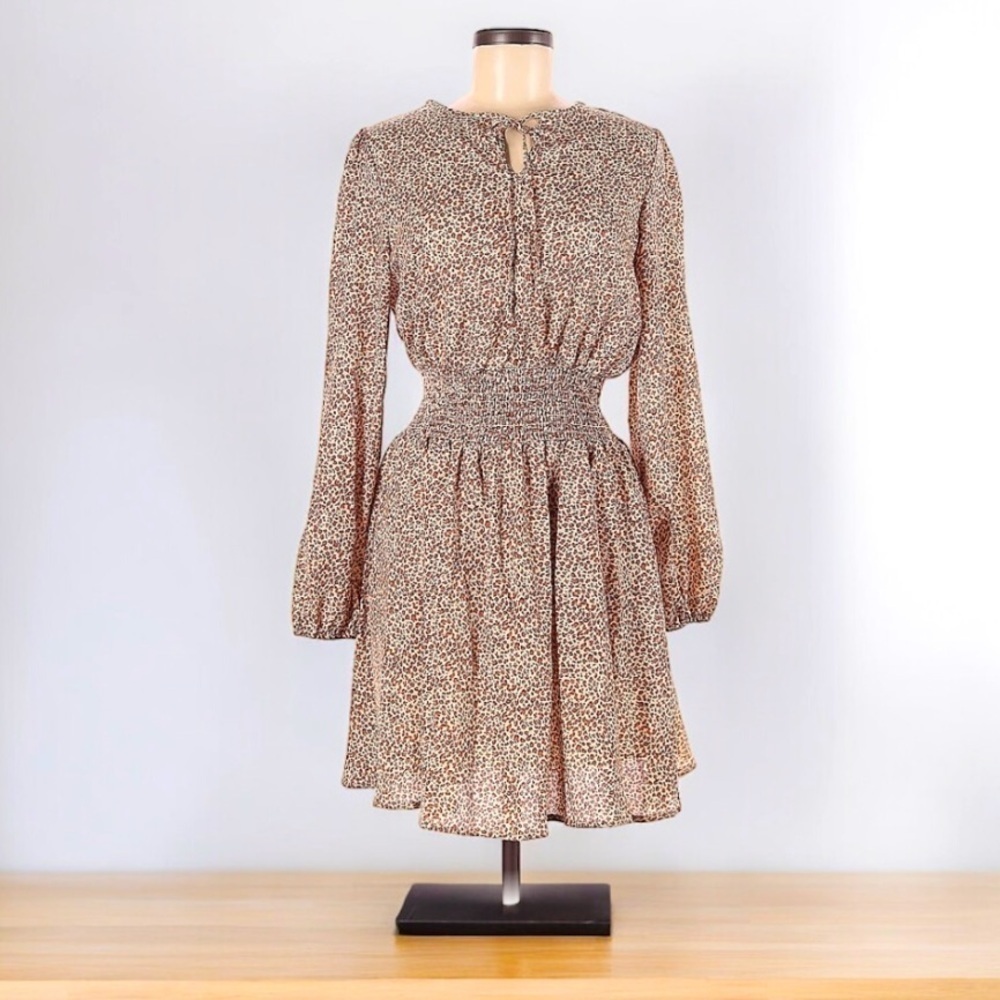 Shein Leopard Print BoHo Dress | SIZE M